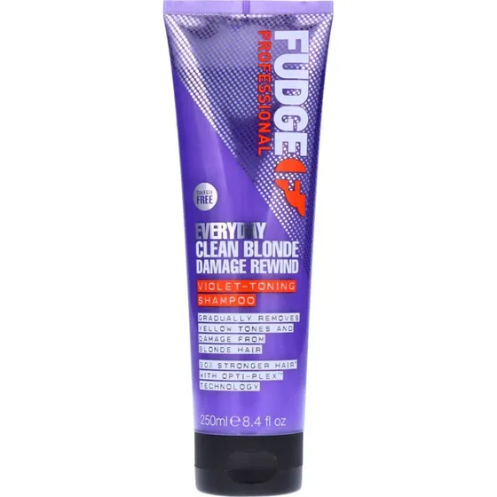 Fudge Clean Blonde Damage Rewind Violet-Toning Shampoo 250 ml