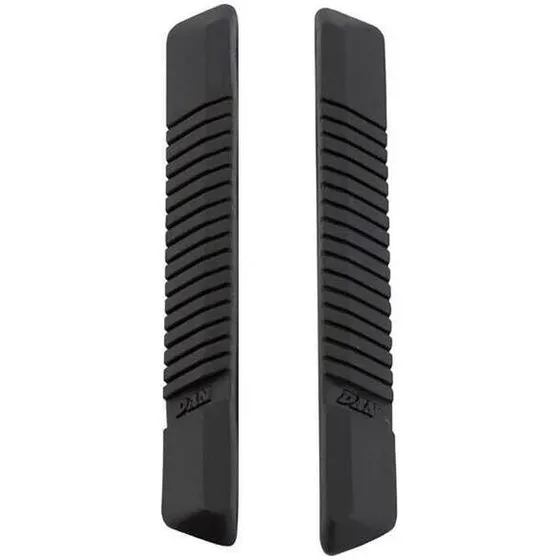 Carpoint Dørkantbeskytter sort gummi 11 cm – 2 stk