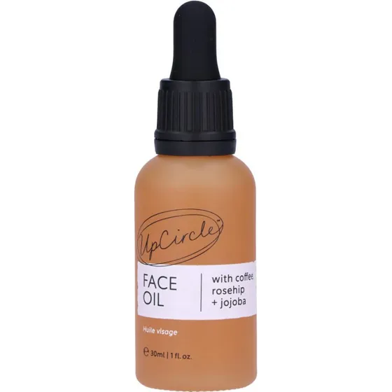 Upcircle Økologisk Ansigtsolie 30 ml – kaffe, rosehip & jojoba