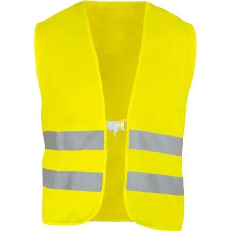 Advarsel HiViz refleksvest gul OneSize (EN ISO 20471 Kl.2)