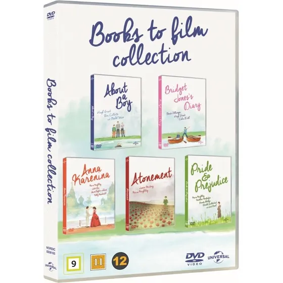 Books To Film - DVD-boks: About a Boy, Bridget Jones m.fl.