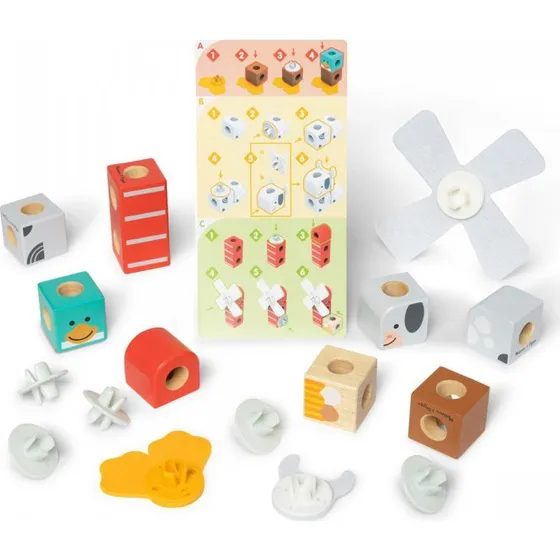 Melissa & Doug Blockables Bondegårdens Venner - 16 dele