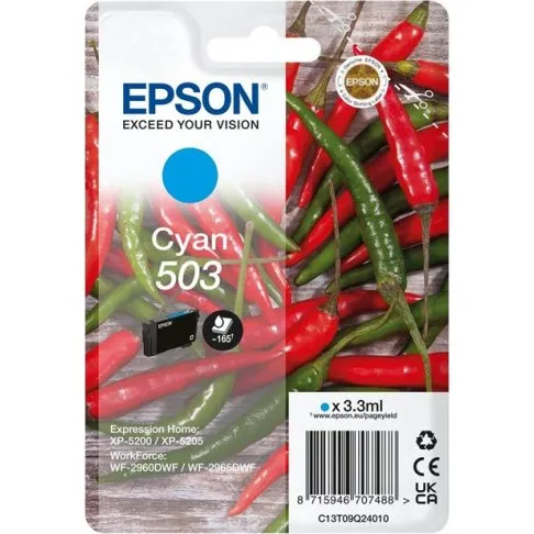 Epson 503 (C13T09Q24010) Cyan - 3,3 ml