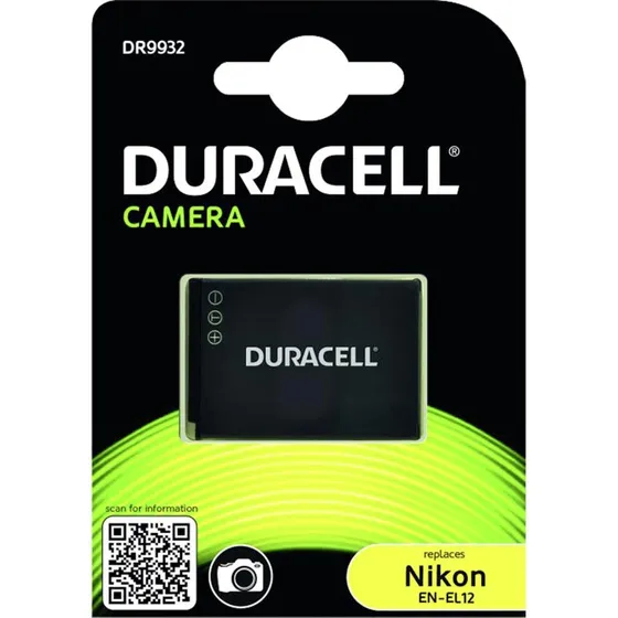 Duracell LiIon 1000mAh (ENEL12) til Nikon