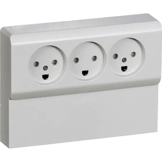 LK Opus 66 tripel panelstik udvendig, lysegr