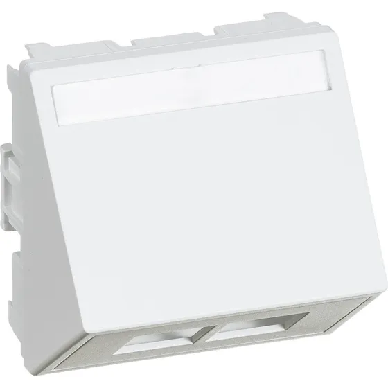 LK CLIC'LINE T9 dataudtag 2x RJ45 skrt, hvid