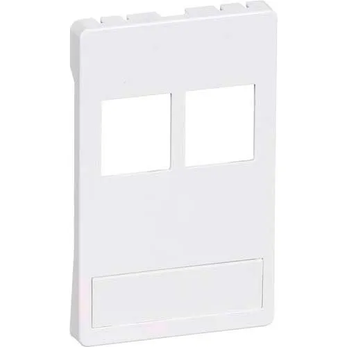 Actassi afdkning til FUGA T3 dataudtag 2x1 modul, hvid