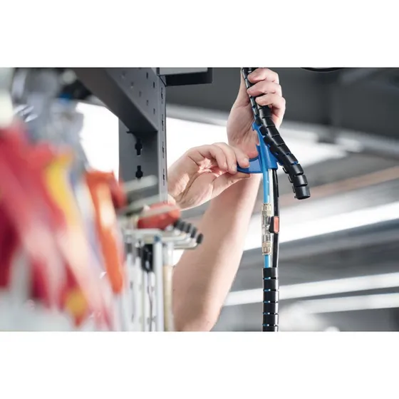 Helawrap HWPP20 Spiralslange 25 m Sort