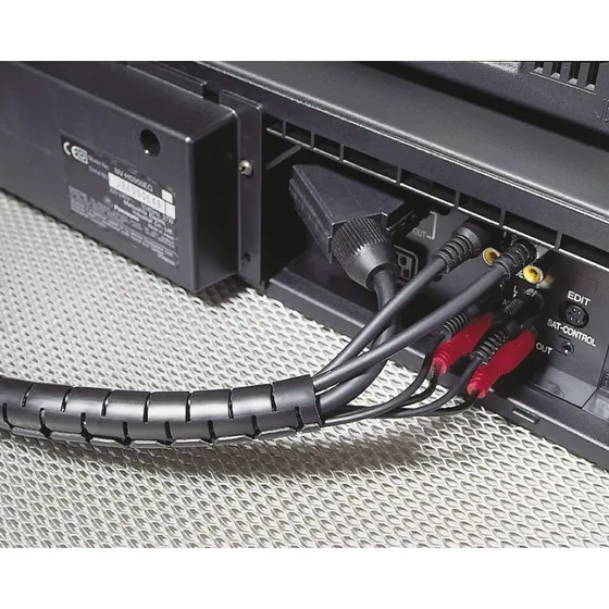 Helawrap HWPP30 spiralslange 25 m - sort