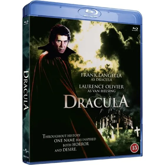 Dracula (1979) - Blu-ray med Frank Langella & Laurence Olivier