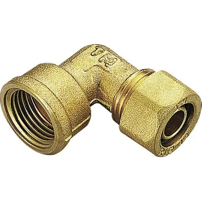 PEX Pexvinkel m/muffe 18 mm x 1/2