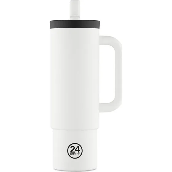 24Bottles Straw Cup termokop 800 ml  Ice White