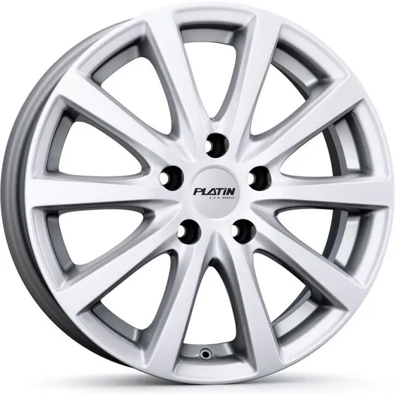 Platin Wheels P 69 15" fælge, klar sølv