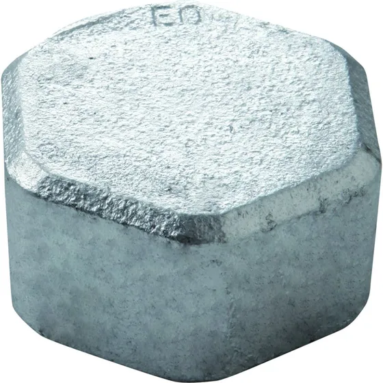 Slutmuffe varmgalvaniseret 1/2