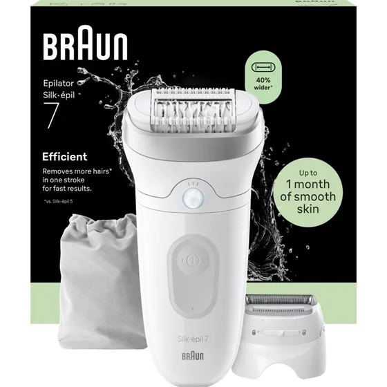 Braun Silkpil 7 SE7-041 Wet & Dry epilator, slv/gr
