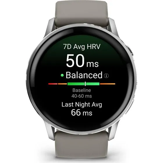 Garmin Venu 4 45 mm Slv/Gr  1,4" AMOLED, GPS