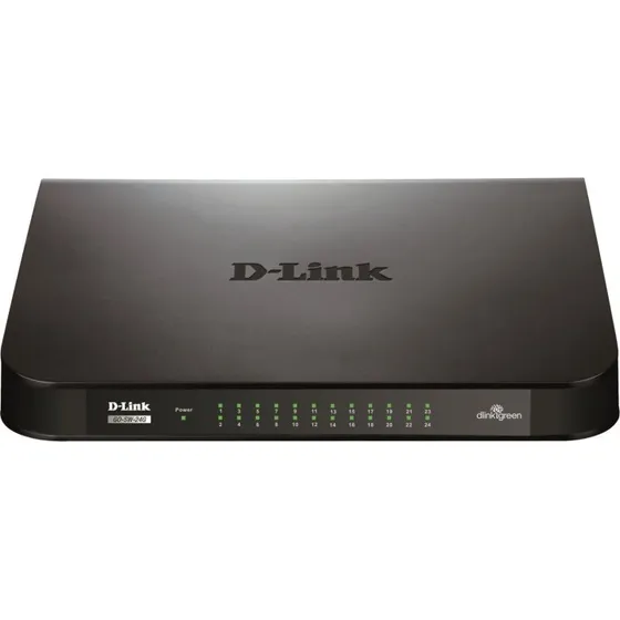 D-Link 24-port Gigabit Easy Desktop Switch  24x 10/100/1000, sort