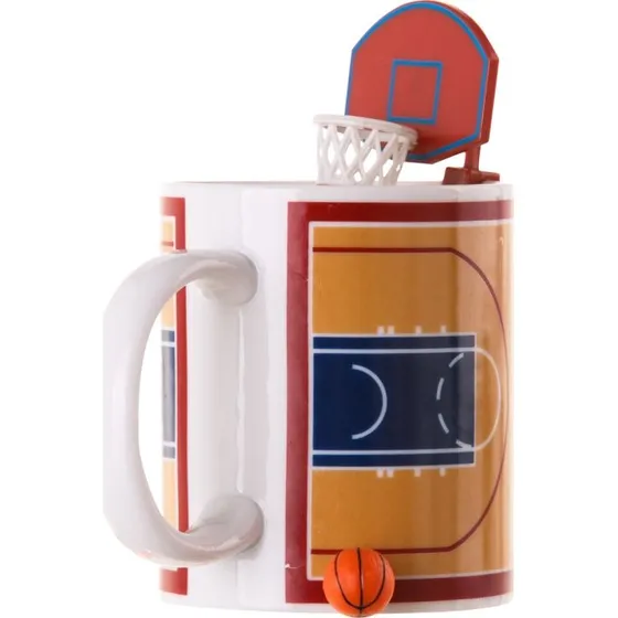 Winkee Sportskrus – Basketball (Keramik, med net)