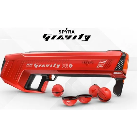 Spyra SpyraGravity Rød - vandbombepistol 16 m, 2000 skud