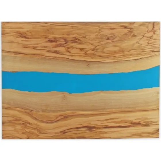 Winkee Serveringsfad The River - Stor (oliventr & resin)