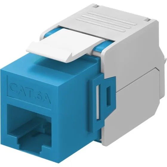 Goobay Keystone RJ45 CAT6A UTP vrktjsfri (bl) 16,5 mm