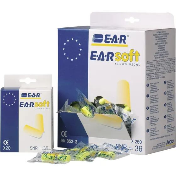 3M E-A-Rsoft Yellow Neons repropper (neon-gule)