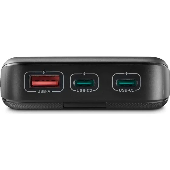 Hama Powerbank PD 10000 mAh 2x USB-C + 1x USB-A, Antracit