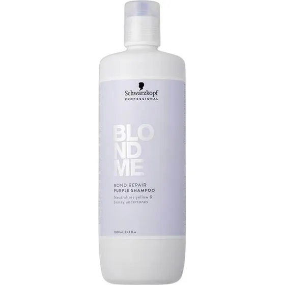 Schwarzkopf BlondMe Bond Repair Purple Shampoo 1000 ml