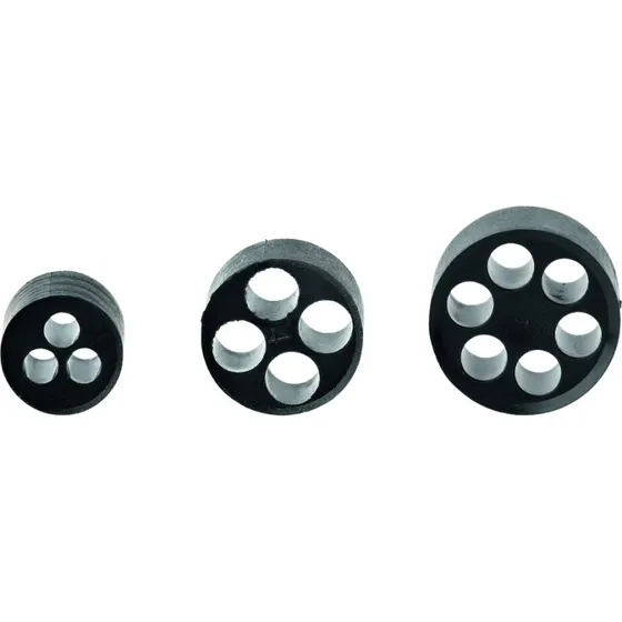 Perfect Multipakning M32 Ø6x4 mm TPE, sort