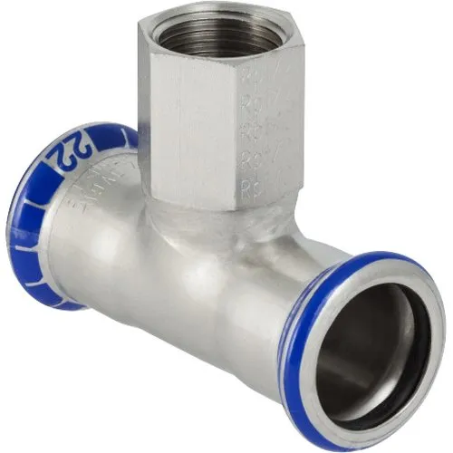 Geberit Mapress tee RF 15 x 1/2" x 15 mm (muffe)