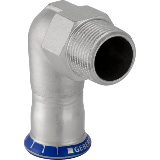 Geberit Mapress vinkel 22 mm x 3/4" muffe/nippel RF