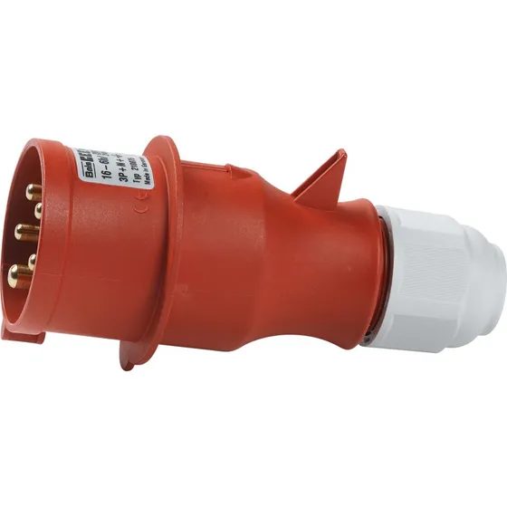 CEE stikprop H6 32A 400V 5-polet IP44 rød