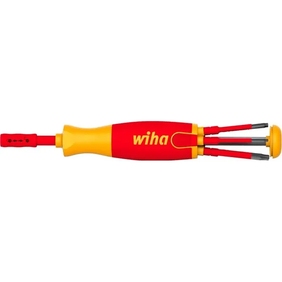 Wiha slimVario LiftUp VDE 1000V bitsskruetrkker 6 SlimBits (Torx)