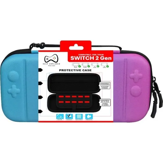 Deep Explorer Beskyttende etui til Nintendo Switch 2 – Pink