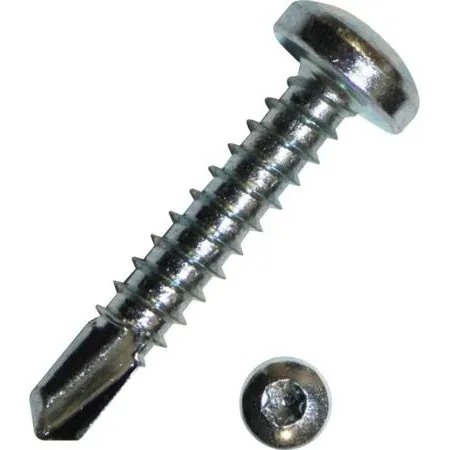 Pladeskrue 3,5x16 mm Torx15, elforzinket med borespids