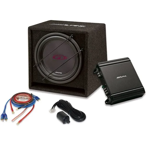 Alpine SBG30KIT 12" subwoofer kit med forstærker