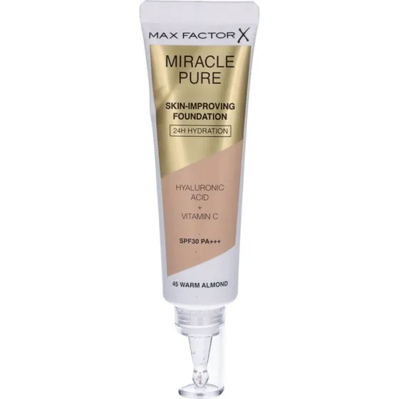 Max Factor Miracle Pure Foundation 45 Warm Almond 30 ml