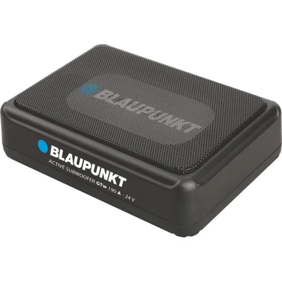 Blaupunkt GTW 190 A 24V slimfit aktiv subwoofer m. fjernbetjening