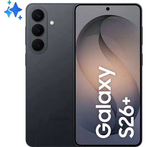 Samsung Galaxy S26+ 6,7" 256 GB  Sort