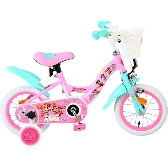 Volare Paw Patrol Børnecykel 12" Pink med støttehjul