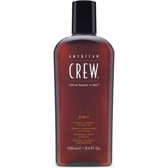 American Crew Classic 3-in-1 Shampoo, Balsam & Bodywash 250 ml