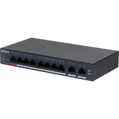 Dahua DH-CS4010-8GT-110 L2 Managed Gigabit PoE-switch, sort