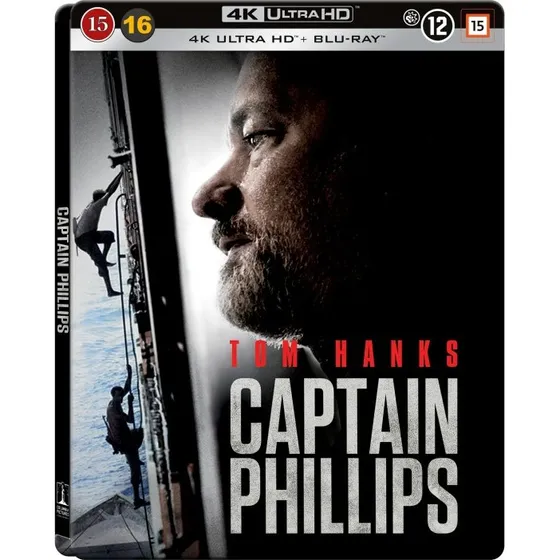Captain Phillips - Steelbook (2-disc, 4K Blu-ray, Limited Edition)