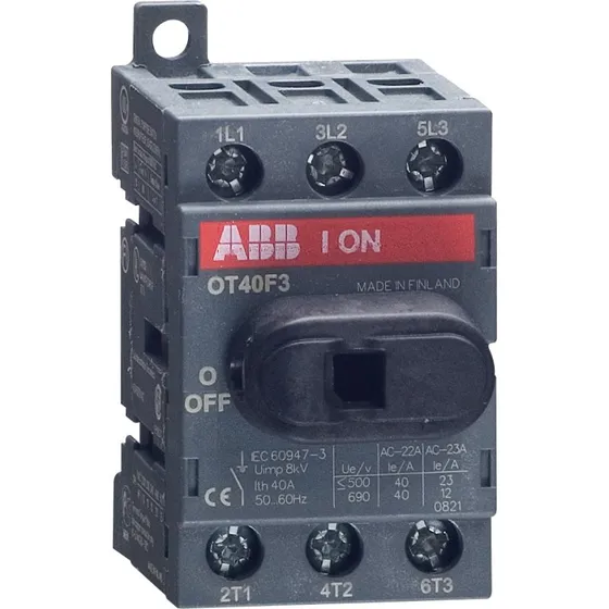 ABB Lastafbryder 25A 1-0 3-polet OT25F3