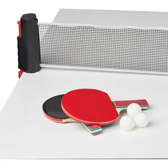 Outsiders Bordtennisst med bat, net og bolde