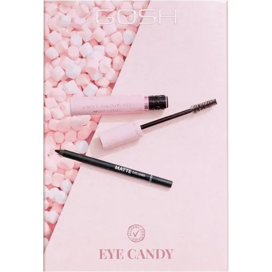 GOSH Eye Candy gaveske  Just Click It! Volume Mascara & Matte Eyeliner