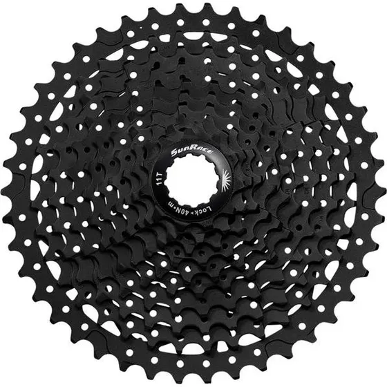 Sunrace CSMS3 kassette 10-speed 11-40T til Shimano/SRAM - sort