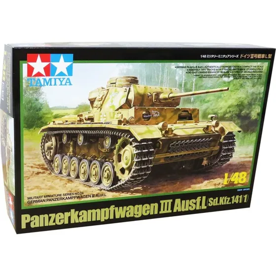 Tamiya Panzerkampfwagen III Ausf.L 1:48 - Modelkampvogn