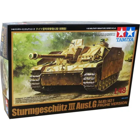 Tamiya Sturmgeschütz III Early 1:48 byggesæt (L14 cm)