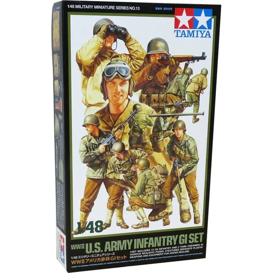 Tamiya 1:48 US Army Infantry GI - 15 figurer (32513)